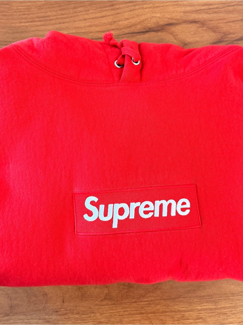 Supreme Red Box Logo Hoodie